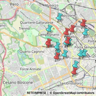 Mappa Via Pessano, 20151 Milano MI, Italia (2.065)