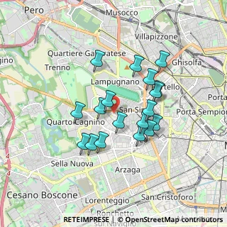 Mappa Via Pessano, 20151 Milano MI, Italia (1.46389)