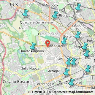 Mappa Via Pessano, 20151 Milano MI, Italia (3.01462)
