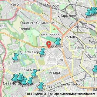 Mappa Via Pessano, 20151 Milano MI, Italia (3.68133)