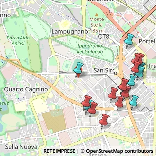 Mappa Via Pessano, 20151 Milano MI, Italia (1.299)