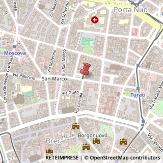 Mappa Piazza Carlo Mirabello,  4, 20121 Milano, Milano (Lombardia)