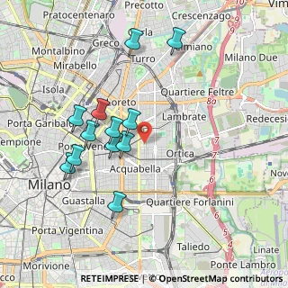 Mappa Via Giuseppe Colombo, 20133 Milano MI, Italia (1.80917)