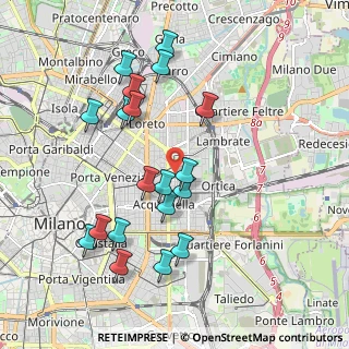 Mappa Via Giuseppe Colombo, 20133 Milano MI, Italia (1.96)
