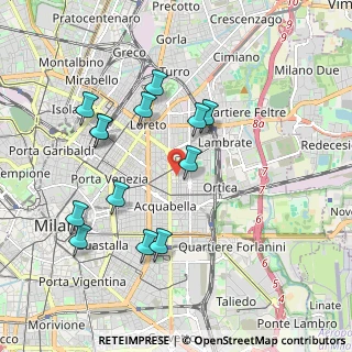 Mappa Via Giuseppe Colombo, 20133 Milano MI, Italia (1.92231)