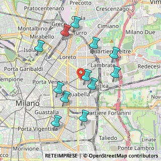 Mappa Via Giuseppe Colombo, 20133 Milano MI, Italia (1.89417)