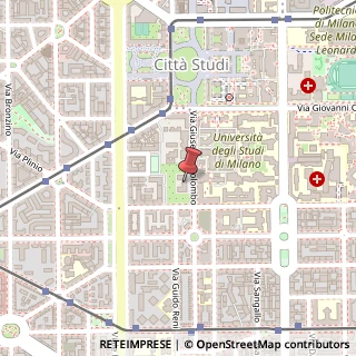 Mappa Via Giuseppe Colombo, 79, 20133 Milano, Milano (Lombardia)