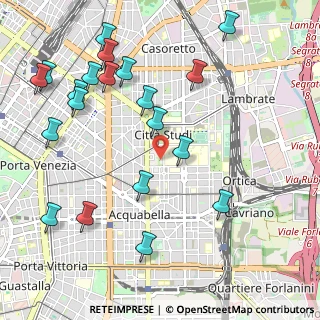 Mappa Via Giuseppe Colombo, 20133 Milano MI, Italia (1.2465)