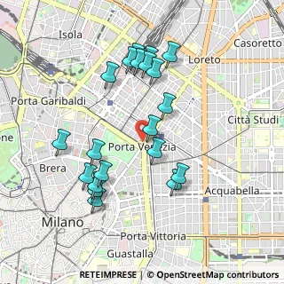 Mappa Piazza Guglielmo Oberdan, 20124 Milano MI, Italia (0.939)