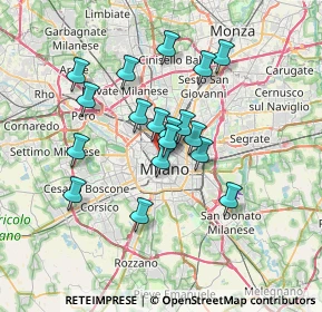 Mappa Via Palermo, 20121 Milano MI, Italia (5.74778)