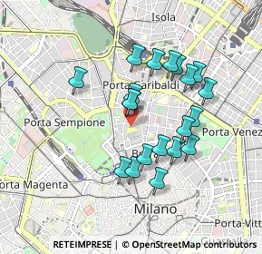 Mappa Via Palermo, 20121 Milano MI, Italia (0.7775)