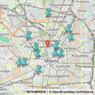 Mappa Via Palermo, 20121 Milano MI, Italia (1.96417)