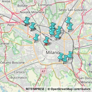 Mappa Viale Cervantes Michele, 20121 Milano MI, Italia (3.49)