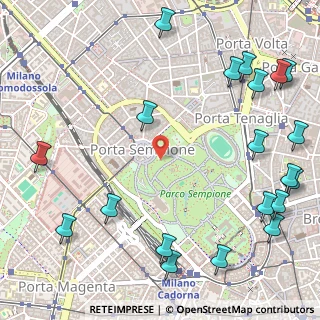 Mappa Viale Cervantes Michele, 20121 Milano MI, Italia (0.7765)