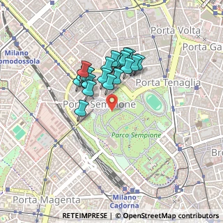 Mappa Viale Cervantes Michele, 20121 Milano MI, Italia (0.3375)