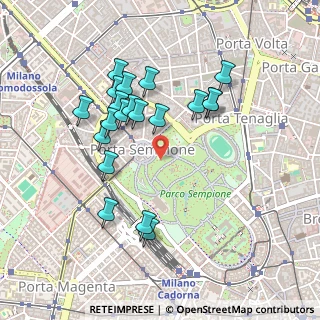 Mappa Viale Cervantes Michele, 20121 Milano MI, Italia (0.439)