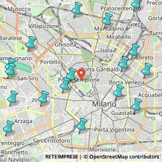 Mappa Viale Cervantes Michele, 20121 Milano MI, Italia (3.05235)