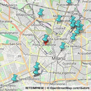 Mappa Viale Cervantes Michele, 20121 Milano MI, Italia (2.69353)