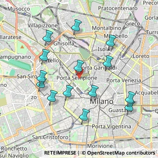 Mappa Viale Cervantes Michele, 20121 Milano MI, Italia (2.08929)