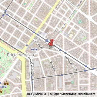 Mappa Via Paolo Frisi, 3, 20129 Milano, Milano (Lombardia)