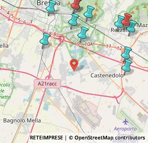 Mappa Via Ferri, 25010 Zona Artigianale Canneto BS, Italia (5.45583)