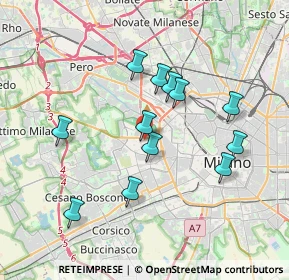 Mappa Via Bernardo Zamagna, 20100 Milano MI, Italia (3.38083)