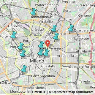 Mappa Bastioni di Porta Venezia, 20121 Milano MI, Italia (2.01818)