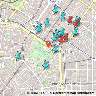 Mappa Bastioni di Porta Venezia, 20121 Milano MI, Italia (0.5005)