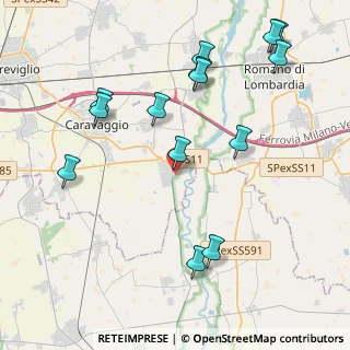 Mappa Via Cerchia delle Mura, 24050 Mozzanica BG, Italia (4.71)