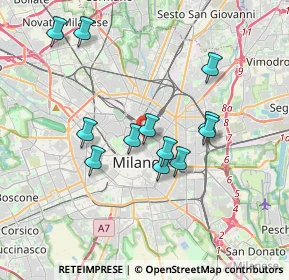 Mappa Via Filippo Turati, 20121 Milano MI, Italia (3.2525)
