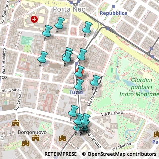 Mappa Via Filippo Turati, 20121 Milano MI, Italia (0.2615)