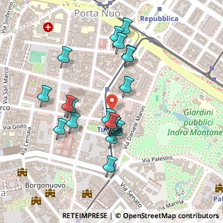 Mappa Via Filippo Turati, 20121 Milano MI, Italia (0.2145)