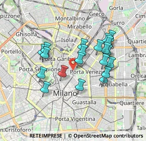 Mappa Via Filippo Turati, 20121 Milano MI, Italia (1.5725)