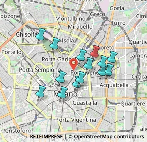 Mappa Via Filippo Turati, 20121 Milano MI, Italia (1.43286)