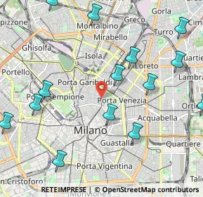 Mappa Via Filippo Turati, 20121 Milano MI, Italia (2.68667)