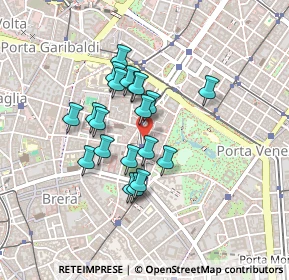Mappa Via Filippo Turati, 20121 Milano MI, Italia (0.3385)