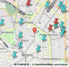 Mappa Via Filippo Turati, 20121 Milano MI, Italia (1.3965)