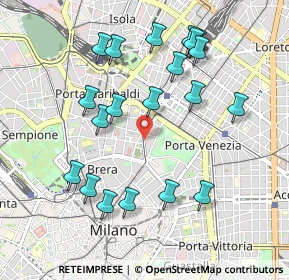Mappa Via Filippo Turati, 20121 Milano MI, Italia (1.015)