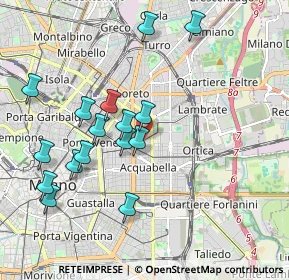 Mappa Via Cecilio Secondo Plinio, 20133 Milano MI, Italia (1.95875)