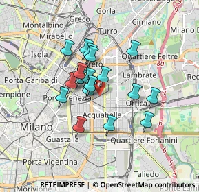 Mappa Via Cecilio Secondo Plinio, 20133 Milano MI, Italia (1.25)