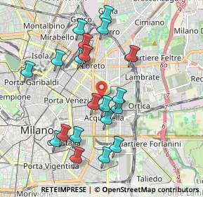 Mappa Via Cecilio Secondo Plinio, 20133 Milano MI, Italia (1.909)