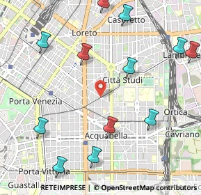 Mappa Via Cecilio Secondo Plinio, 20133 Milano MI, Italia (1.31583)