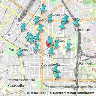 Mappa Via Cecilio Secondo Plinio, 20133 Milano MI, Italia (0.9845)