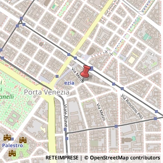 Mappa Via Melzo,  28, 20129 Milano, Milano (Lombardia)