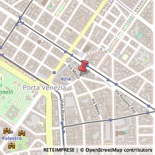 Mappa Via Melzo, 28, 20129 Milano, Milano (Lombardia)