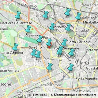 Mappa Via Privata Claudiano, 20149 Milano MI, Italia (2.00556)