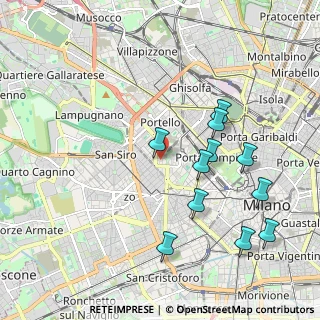 Mappa Via Privata Claudiano, 20149 Milano MI, Italia (2.04636)