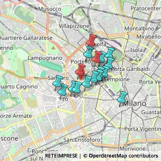 Mappa Via Privata Claudiano, 20149 Milano MI, Italia (1.16647)