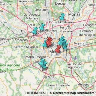 Mappa Via Privata Claudiano, 20149 Milano MI, Italia (5.20786)