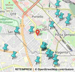 Mappa Via Privata Claudiano, 20149 Milano MI, Italia (1.293)